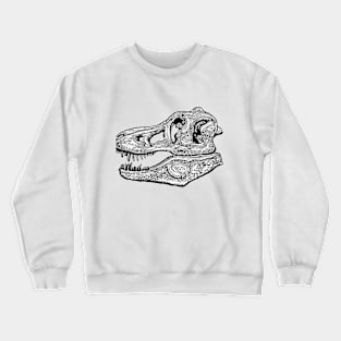 T Rex skull Crewneck Sweatshirt